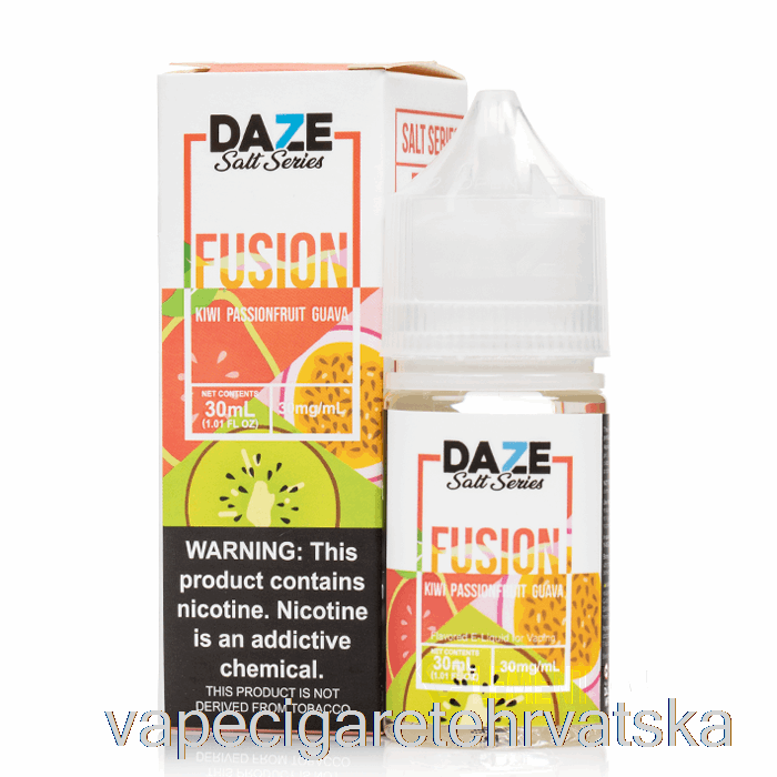 Vape Hrvatska Kivi Passionfruit Guava - 7 Daze Soli - 30ml 30mg